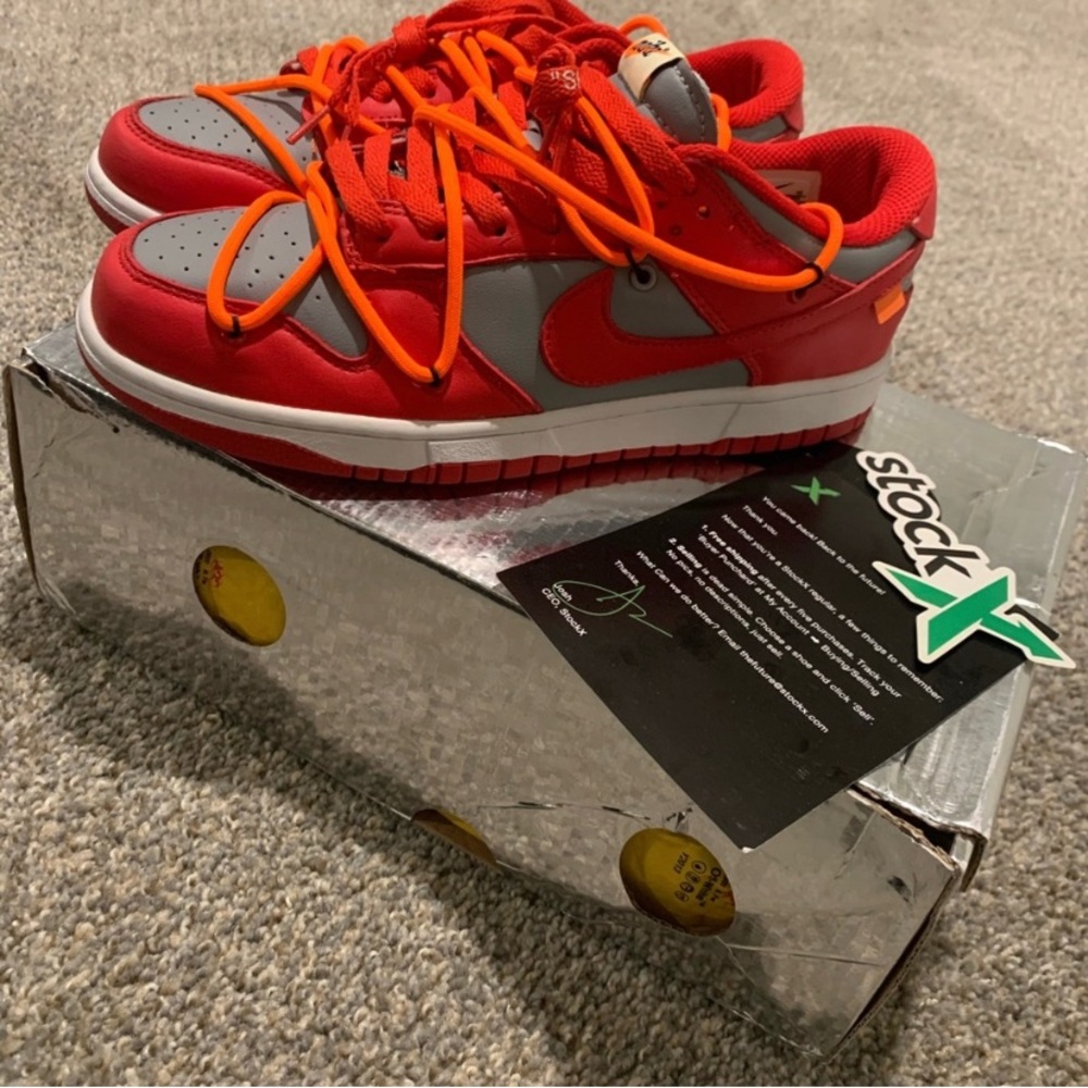 Off white dunks university red